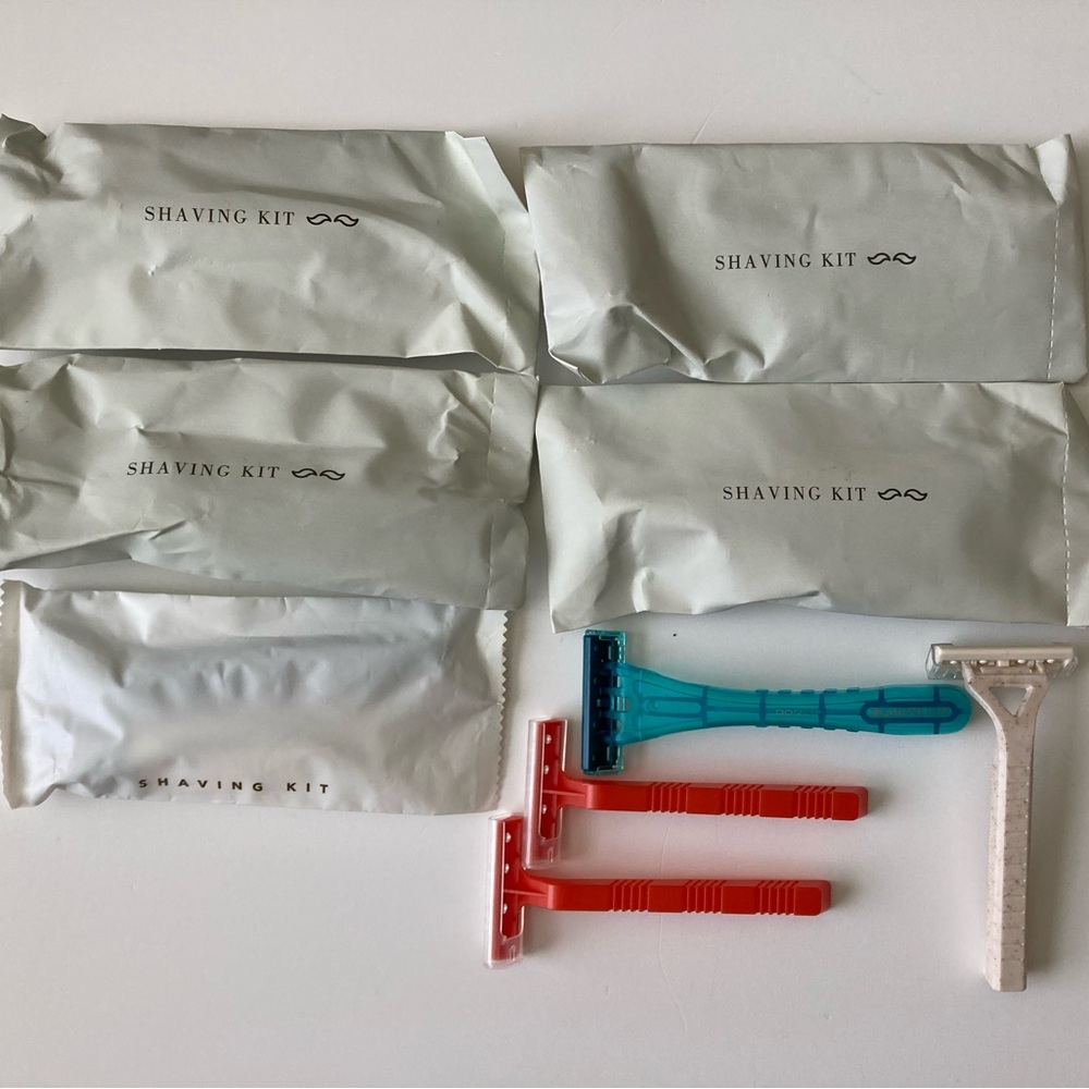 9 Razors Travel Hotel Razor Lot Set